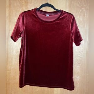 Red Velvet Gap Shirt - Size Small